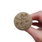 Wedding Flower Wax Stamp
