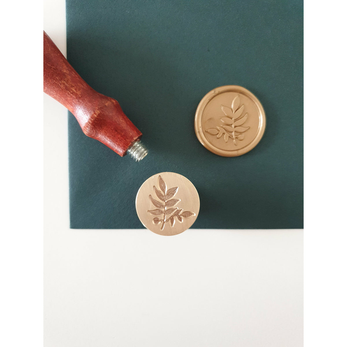 Letter Wax Seal Stamp Kit with Botanical Twig Design (7 Pieces) in 2023