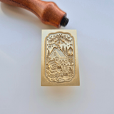 Festive Scene Wax Stamp