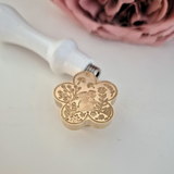 Easter Rabbit Flower Wax Stamp