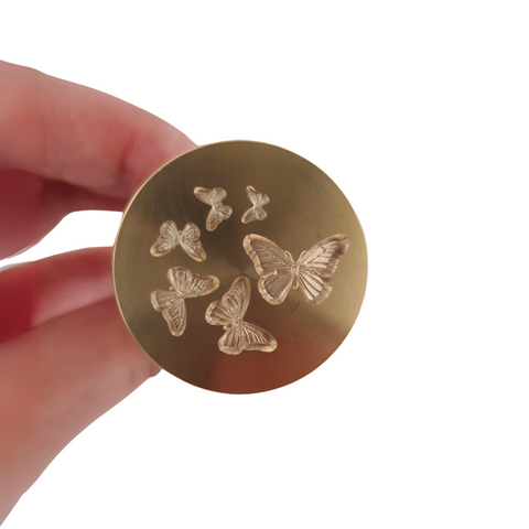 Large Butterfly Wax Stamp