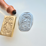 Festive Scene Wax Stamp