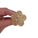 Easter Rabbit Flower Wax Stamp