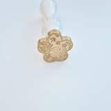 Easter Rabbit Flower Wax Stamp