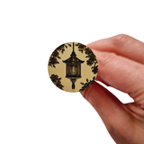 Lantern brass wax stamp