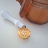 Halloween Pumpkin Wax Stamp