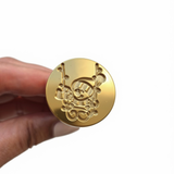 Swinging Snowman Wax Stamp