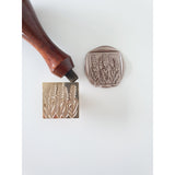 Wheat Field Square Wax Stamp
