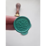 peony wax seal stickers