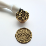 Detailed Flower Pattern Wax Seal Stamp