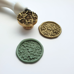 Detailed Flower Pattern Wax Seal Stamp