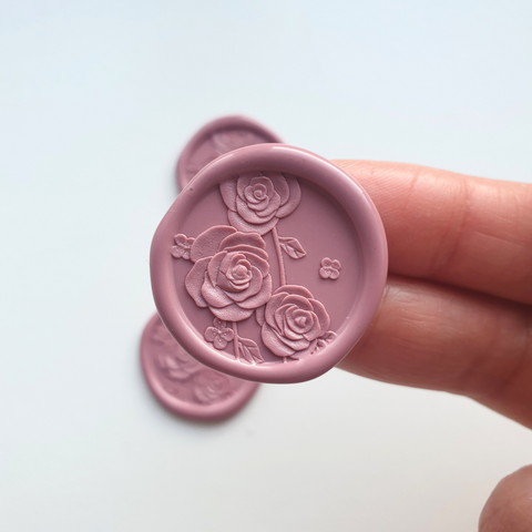 3D Rose Wax Seals