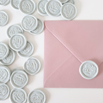 rose wax seal stickers