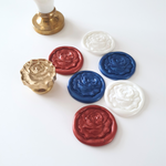Rose Flower Wax Stamp