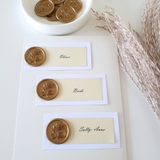 Wax Seal Place Name Cards