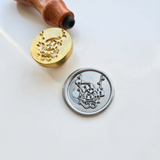 Swinging Snowman Wax Stamp
