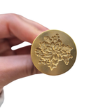 Poinsettia Wax Stamp