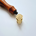 Floral Paper Clip Wax Stamp