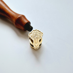 Floral Paper Clip Wax Stamp