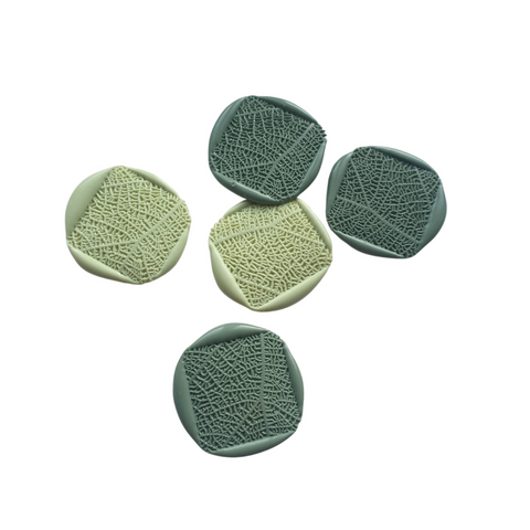 Leaf Impression Wax Seal Stickers