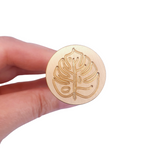 Monstera Palm Leaf Wax Stamp