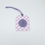 Luxury purple and white  gift tags