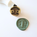 Mushroom Wax Seal Stickers