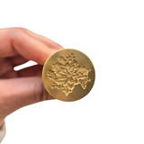 Poinsettia Wax Stamp