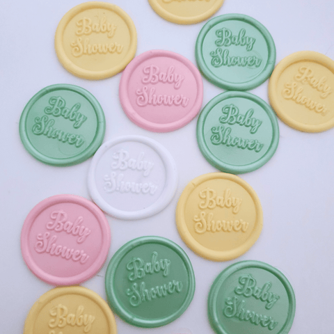 Baby Shower Wax Seal Stickers