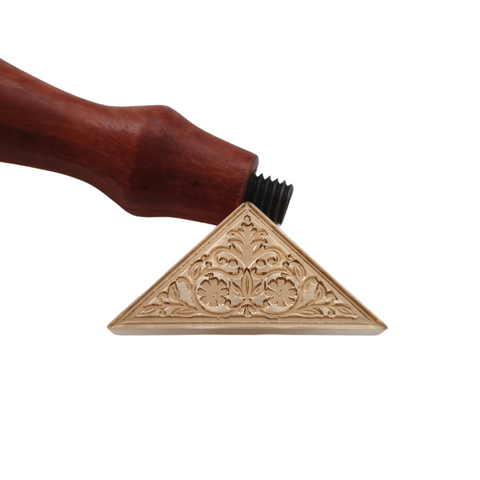 Triangle Ornate wax Stamp