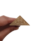 Triangle Ornate wax Stamp