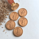 Christmas Tree Wax Stamp