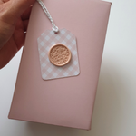 Handmade Pink Wax Seal Gift tags