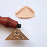 Triangle Ornate wax Stamp