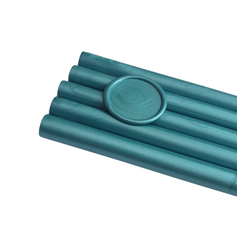 Teal sealing wax