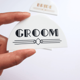 Art Deco Name Place Cards for Wedding & Events - Little Added Touches