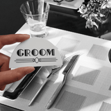Art Deco Name Place Cards for Wedding & Events - Little Added Touches