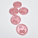 Baby Pram Wax Seal Stickers - Little Added Touches