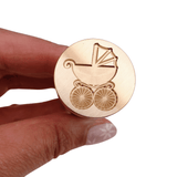 Baby Pram Wax Stamp - Little Added Touches