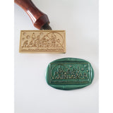 Christmas Scene Wax Stamp - Little Added Touches