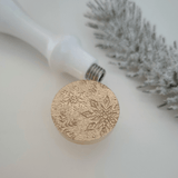 Christmas Snowflake Wax Stamp - Little Added Touches