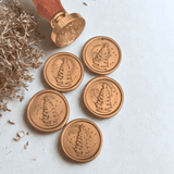 Christmas Tree Wax Stamp - Little Added Touches