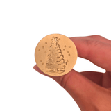Christmas Tree Wax Stamp - Little Added Touches