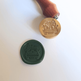 Driving Home for Christmas Wax Stamp - Little Added Touches