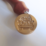 Driving Home for Christmas Wax Stamp - Little Added Touches