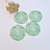 Easter Rabbit Flower Wax Stamp - Little Added Touches
