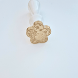 Easter Rabbit Flower Wax Stamp - Little Added Touches