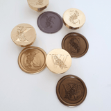 Elegant initial Wax Seals - Little Added Touches
