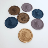 Elegant initial Wax Seals - Little Added Touches