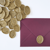 Floral Oval Wax Seals - Little Added Touches